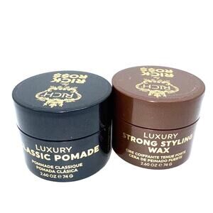 NEW Discontinued Rich Rick Ross Luxury Strong Styling Wax Classic Promade Hair